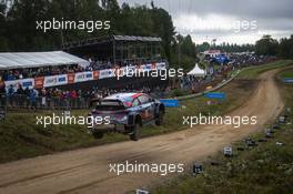 Pierre-Louis Loubet (FRA) / Vincent Landais (FRA) Hyundai i20 Coupe WRC Hyundai 2C Competition. 04-06.09.2020. FIA World Rally Championship Rd 4, Rally Estonia, Tartu, Estonia.