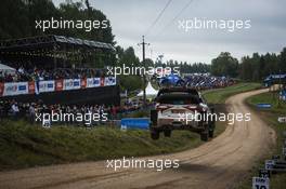 Sebastien Ogier (FRA) / Julien Ingrassia (FRA) Toyota Yaris WRC Toyota Gazoo Racing WRT. 04-06.09.2020. FIA World Rally Championship Rd 4, Rally Estonia, Tartu, Estonia.