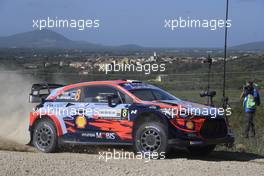 Ott Tanak, Martin Järveoja, Hyundai Shell Mobis WRT, Hyundai i20 Coupe WRC. 08-11.10.2020. FIA World Rally Championship Rd 6, Rally Italia Sardegna, Italy.