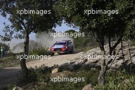 Ott Tanak, Martin Järveoja, Hyundai Shell Mobis WRT, Hyundai i20 Coupe WRC. 08-11.10.2020. FIA World Rally Championship Rd 6, Rally Italia Sardegna, Italy.