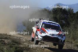 Takamoto Katsuta,Daniel Barritt, Toyota Yaris WRC, Toyota Gazoo Racing WRT. 08-11.10.2020. FIA World Rally Championship Rd 6, Rally Italia Sardegna, Italy.