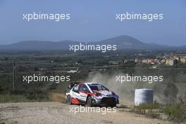 Kalle Rovanpera, Jonne Halttunen, Toyota Gazoo Racing WRT, Toyota Yaris WRC. 08-11.10.2020. FIA World Rally Championship Rd 6, Rally Italia Sardegna, Italy.