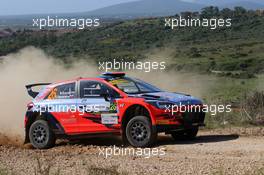 Nikolay Gryazin, Konstantin Aleksandrov, Hyundai Motorsport N, Hyundai NG i20 R5.  08-11.10.2020. FIA World Rally Championship Rd 6, Rally Italia Sardegna, Italy.