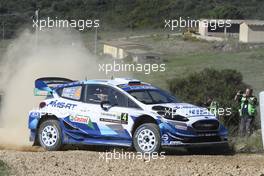 Esapekka Lappi, Janne Ferm,  M-Sport Ford WRT, Ford Fiesta WRC.  08-11.10.2020. FIA World Rally Championship Rd 6, Rally Italia Sardegna, Italy.