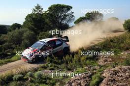 Elfyn Evans, Scott Martin, Toyota Gazoo Racing WRT, Toyota Yaris WRC.  08-11.10.2020. FIA World Rally Championship Rd 6, Rally Italia Sardegna, Italy.