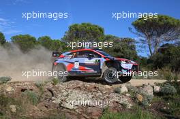 Pierre-Louis Loubet, Vincent Landais, Hyundai 2C Competition, Hyundai i20 Coupe WRC. 08-11.10.2020. FIA World Rally Championship Rd 6, Rally Italia Sardegna, Italy.