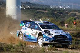 Teemu Suninen, Jarmo Lehtinen, M-Sport Ford WRT, Ford Fiesta WRC. 08-11.10.2020. FIA World Rally Championship Rd 6, Rally Italia Sardegna, Italy.