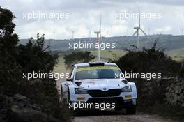 Pontus Tidemand, Patrik Barth,Toksport WRT, Skoda Fabia R5 Evo.  08-11.10.2020. FIA World Rally Championship Rd 6, Rally Italia Sardegna, Italy.