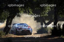 Elfyn Evans, Scott Martin, Toyota Gazoo Racing WRT, Toyota Yaris WRC.  08-11.10.2020. FIA World Rally Championship Rd 6, Rally Italia Sardegna, Italy.