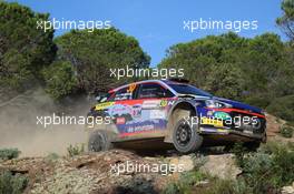 Jari Huttunen, Mikko Lukka, Jari Huttunen, #Hyundai NG i20 R5. 08-11.10.2020. FIA World Rally Championship Rd 6, Rally Italia Sardegna, Italy.