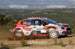 Nicolas Ciamin, Yannick Roche, Nicolas Ciamin, Citroen C3 R5. 08-11.10.2020. FIA World Rally Championship Rd 6, Rally Italia Sardegna, Italy.