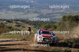 Nicolas Ciamin, Yannick Roche, Nicolas Ciamin, Citroen C3 R5. 08-11.10.2020. FIA World Rally Championship Rd 6, Rally Italia Sardegna, Italy.