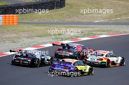 Loic Duval (FRA) (Audi Sport Team Phoenix) , Sheldon van der Linde (NLD) (BMW Team RBM) Jamie Green (GBR) (Audi Sport Team Rosberg)  und Timo Glock (GER) (BMW Team RMR)   12.09.2020, DTM Round 5, Nürburgring GP, Germany, Saturday.