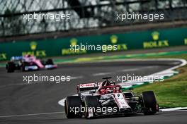 Kimi Raikkonen (FIN) Alfa Romeo Racing C39.                                07.08.2020. Formula 1 World Championship, Rd 5, 70th Anniversary Grand Prix, Silverstone, England, Practice Day.