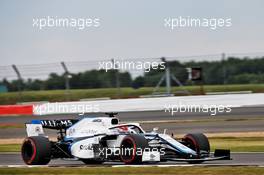 George Russell (GBR) Williams Racing FW43. 07.08.2020. Formula 1 World Championship, Rd 5, 70th Anniversary Grand Prix, Silverstone, England, Practice Day.
