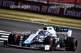 Nicholas Latifi (CDN) Williams Racing FW43. 07.08.2020. Formula 1 World Championship, Rd 5, 70th Anniversary Grand Prix, Silverstone, England, Practice Day.