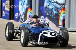 Paddock atmosphere - historic racing car. 07.08.2020. Formula 1 World Championship, Rd 5, 70th Anniversary Grand Prix, Silverstone, England, Practice Day.