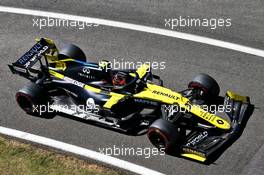 Esteban Ocon (FRA) Renault F1 Team RS20. 07.08.2020. Formula 1 World Championship, Rd 5, 70th Anniversary Grand Prix, Silverstone, England, Practice Day.