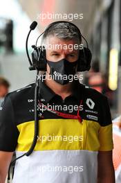 Matthew Harman (GBR) Renault F1 Team Engineering Director. 07.08.2020. Formula 1 World Championship, Rd 5, 70th Anniversary Grand Prix, Silverstone, England, Practice Day.