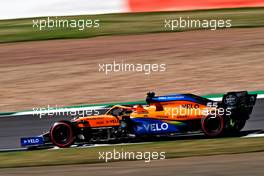 Carlos Sainz Jr (ESP) McLaren MCL35.                                07.08.2020. Formula 1 World Championship, Rd 5, 70th Anniversary Grand Prix, Silverstone, England, Practice Day.