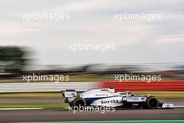 Nicholas Latifi (CDN) Williams Racing FW43.                                07.08.2020. Formula 1 World Championship, Rd 5, 70th Anniversary Grand Prix, Silverstone, England, Practice Day.