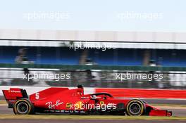 Sebastian Vettel (GER) Ferrari SF1000. 07.08.2020. Formula 1 World Championship, Rd 5, 70th Anniversary Grand Prix, Silverstone, England, Practice Day.