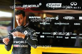 Daniel Ricciardo (AUS) Renault F1 Team. 09.08.2020. Formula 1 World Championship, Rd 5, 70th Anniversary Grand Prix, Silverstone, England, Race Day.