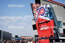 The podium.                                09.08.2020. Formula 1 World Championship, Rd 5, 70th Anniversary Grand Prix, Silverstone, England, Race Day.