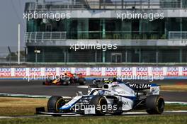 Nicholas Latifi (CDN) Williams Racing FW43. 09.08.2020. Formula 1 World Championship, Rd 5, 70th Anniversary Grand Prix, Silverstone, England, Race Day.