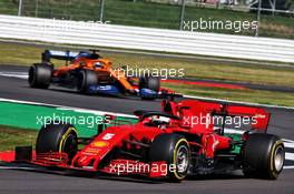 Sebastian Vettel (GER) Ferrari SF1000. 09.08.2020. Formula 1 World Championship, Rd 5, 70th Anniversary Grand Prix, Silverstone, England, Race Day.