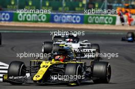 Esteban Ocon (FRA) Renault F1 Team RS20. 09.08.2020. Formula 1 World Championship, Rd 5, 70th Anniversary Grand Prix, Silverstone, England, Race Day.