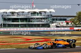 Lando Norris (GBR) McLaren MCL35. 09.08.2020. Formula 1 World Championship, Rd 5, 70th Anniversary Grand Prix, Silverstone, England, Race Day.