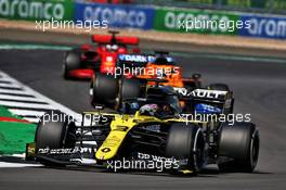 Daniel Ricciardo (AUS) Renault F1 Team RS20. 09.08.2020. Formula 1 World Championship, Rd 5, 70th Anniversary Grand Prix, Silverstone, England, Race Day.