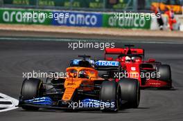 Carlos Sainz Jr (ESP) McLaren MCL35. 09.08.2020. Formula 1 World Championship, Rd 5, 70th Anniversary Grand Prix, Silverstone, England, Race Day.