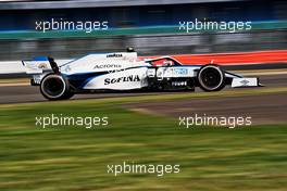 Nicholas Latifi (CDN) Williams Racing FW43.                                09.08.2020. Formula 1 World Championship, Rd 5, 70th Anniversary Grand Prix, Silverstone, England, Race Day.