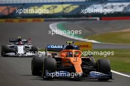 Lando Norris (GBR) McLaren MCL35. 08.08.2020. Formula 1 World Championship, Rd 5, 70th Anniversary Grand Prix, Silverstone, England, Qualifying Day.
