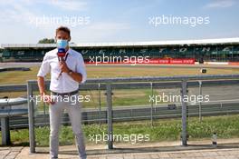Jenson Button (GBR) Sky Sports F1 Presenter. 08.08.2020. Formula 1 World Championship, Rd 5, 70th Anniversary Grand Prix, Silverstone, England, Qualifying Day.