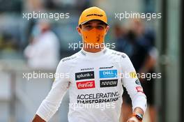 Lando Norris (GBR) McLaren. 08.08.2020. Formula 1 World Championship, Rd 5, 70th Anniversary Grand Prix, Silverstone, England, Qualifying Day.