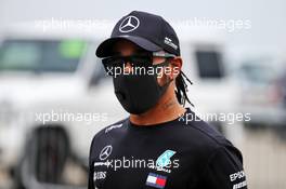 Lewis Hamilton (GBR) Mercedes AMG F1. 09.08.2020. Formula 1 World Championship, Rd 5, 70th Anniversary Grand Prix, Silverstone, England, Race Day.