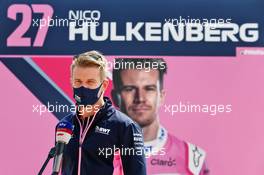 Nico Hulkenberg (GER) Racing Point F1 Team. 09.08.2020. Formula 1 World Championship, Rd 5, 70th Anniversary Grand Prix, Silverstone, England, Race Day.
