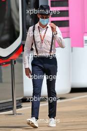 Jenson Button (GBR) Sky Sports F1 Presenter. 09.08.2020. Formula 1 World Championship, Rd 5, 70th Anniversary Grand Prix, Silverstone, England, Race Day.