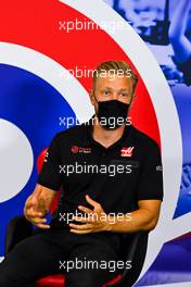 Kevin Magnussen (DEN) Haas F1 Team in the FIA Press Conference. 06.08.2020. Formula 1 World Championship, Rd 5, 70th Anniversary Grand Prix, Silverstone, England, Preparation Day.
