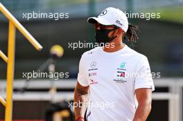 Lewis Hamilton (GBR) Mercedes AMG F1. 06.08.2020. Formula 1 World Championship, Rd 5, 70th Anniversary Grand Prix, Silverstone, England, Preparation Day.