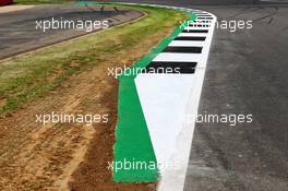 Circuit atmosphere - kerb detail. 06.08.2020. Formula 1 World Championship, Rd 5, 70th Anniversary Grand Prix, Silverstone, England, Preparation Day.