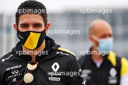 Esteban Ocon (FRA) Renault F1 Team. 06.08.2020. Formula 1 World Championship, Rd 5, 70th Anniversary Grand Prix, Silverstone, England, Preparation Day.