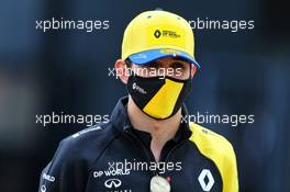 Esteban Ocon (FRA) Renault F1 Team. 06.08.2020. Formula 1 World Championship, Rd 5, 70th Anniversary Grand Prix, Silverstone, England, Preparation Day.