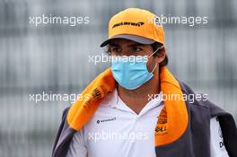 Carlos Sainz Jr (ESP) McLaren. 06.08.2020. Formula 1 World Championship, Rd 5, 70th Anniversary Grand Prix, Silverstone, England, Preparation Day.