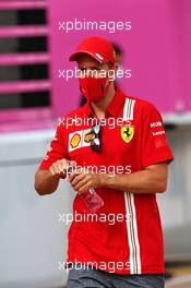 Sebastian Vettel (GER) Ferrari. 06.08.2020. Formula 1 World Championship, Rd 5, 70th Anniversary Grand Prix, Silverstone, England, Preparation Day.