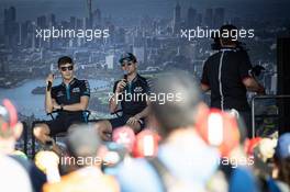 (L to R): George Russell (GBR) Williams Racing and Nicholas Latifi (CDN) Williams Racing. 12.03.2020. Formula 1 World Championship, Rd 1, Australian Grand Prix, Albert Park, Melbourne, Australia, Preparation Day.