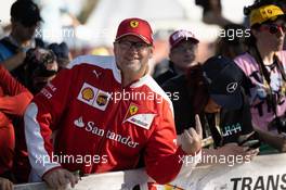 Circuit atmosphere - Ferrari fan. 12.03.2020. Formula 1 World Championship, Rd 1, Australian Grand Prix, Albert Park, Melbourne, Australia, Preparation Day.